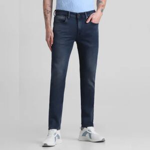 JACK & JONES JACK&JONES Dark Blue Low Rise Liam Skinny Jeans