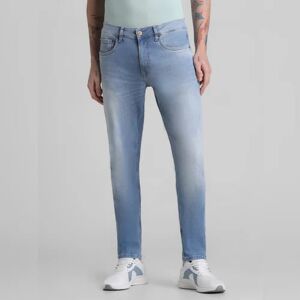 JACK & JONES JACK&JONES Light Blue Low Rise Liam Skinny Jeans