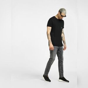 JACK & JONES JACK&JONES Black Low Rise Liam Skinny Jeans