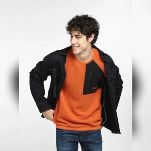 JACK & JONES JACK&JONES Orange Zip Detail Pullover