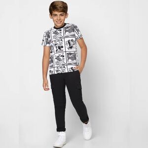 JACK & JONES JUNIOR JACK&JONES Boys X Kung Fu Panda White Graphic Print T-shirt