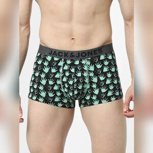 JACK & JONES JACK&JONES Black Printed Trunks