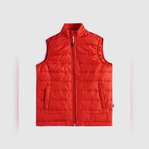 JACK & JONES JUNIOR JACK&JONES BOYS Red Sleeveless Puffer Winter Jacket