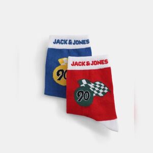 JACK & JONES JACK&JONES Pack of 2 Racer Print Mid-Length Socks