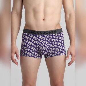 JACK & JONES JACK&JONES Purple Ghost Print Trunks