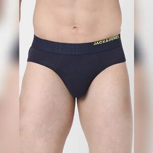 JACK & JONES JACK&JONES Navy Blue & Grey Briefs - Pack of 2