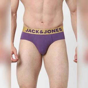 JACK & JONES JACK&JONES Purple Logo Print Briefs