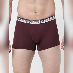 JACK & JONES JACK&JONES Maroon Logo Print Trunks