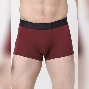 JACK & JONES JACK&JONES Maroon Logo Print Trunks