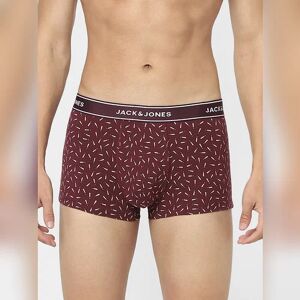 JACK & JONES JACK&JONES Maroon Graphic Print Trunks