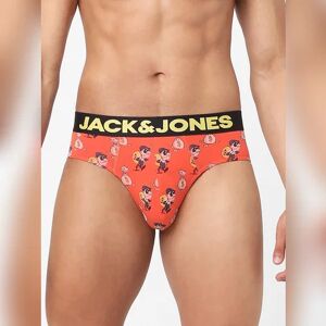 JACK & JONES JACK&JONES Orange Graphic Print Briefs