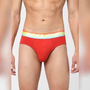 JACK & JONES JACK&JONES Red Solid Briefs