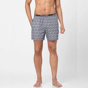 JACK & JONES JACK&JONES Dark Blue Wave Print Boxers