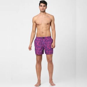 JACK & JONES JACK&JONES Purple Brush Stroke Print Boxers