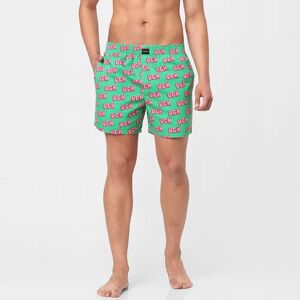 JACK & JONES JACK&JONES Green Text Print Boxers