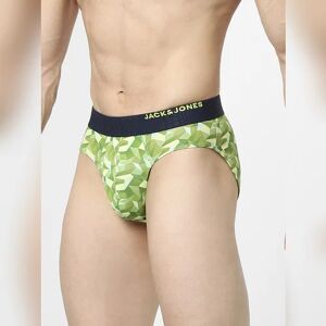 JACK & JONES JACK&JONES Green Abstract Print Briefs