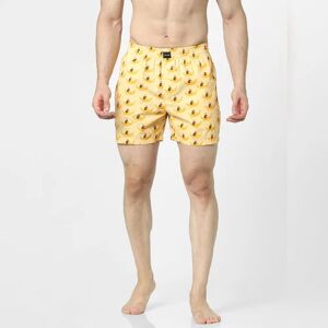 JACK & JONES JACK&JONES Yellow Printed Boxers