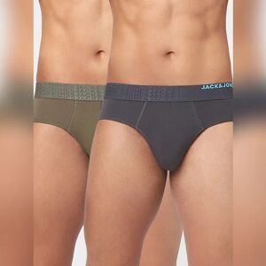 JACK & JONES JACK&JONES Pack Of 2 Green & Blue Briefs