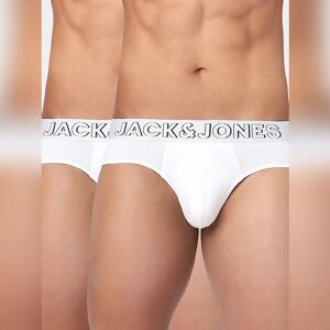 JACK & JONES JACK&JONES Pack Of 2 White Briefs