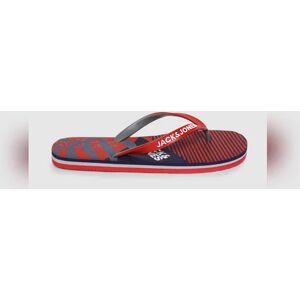 JACK & JONES JACK&JONES Red Printed Flip Flops