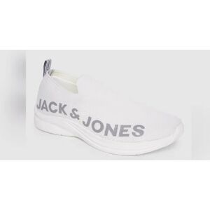 JACK & JONES JACK&JONES White Logo Print Slip On Sneakers