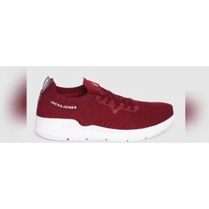 JACK & JONES JACK&JONES Red Logo Print Lace Up Sneakers