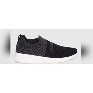 JACK & JONES JACK&JONES Grey Logo Print Slip On Sneakers