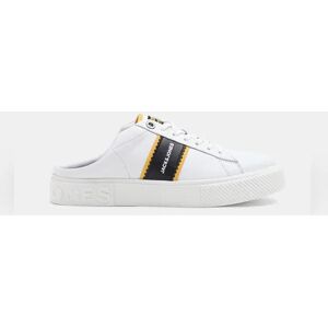 JACK & JONES JACK&JONES White Leather Lace-Up Mules