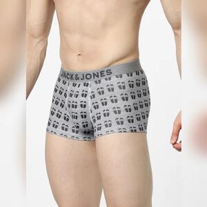 JACK & JONES JACK&JONES Grey Flip Flop Print Trunks