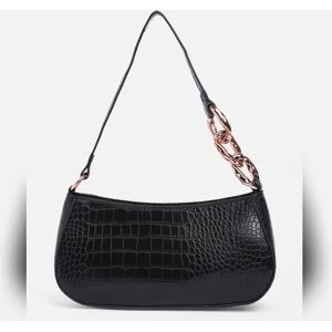 VERO MODA Black Textured Shoulder Bag