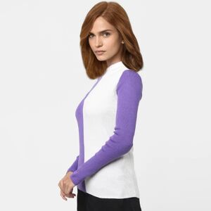 VERO MODA Purple Colourblocked Sweater