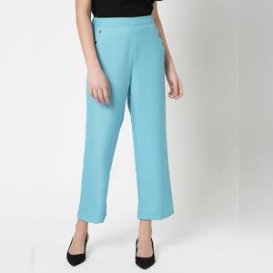 VERO MODA i.scenery by VERO MODA Blue High Rise Slip On Pants