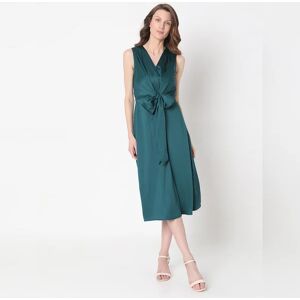 VERO MODA Dark Green Sleeveless Midi Dress