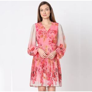 VERO MODA Pink Floral Ombre Mini Dress