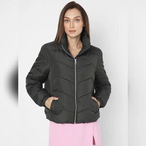 VERO MODA Dark Green Puffer Jacket