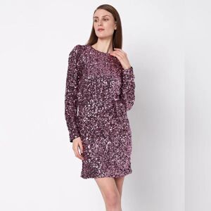 VERO MODA Purple Sequin Detail Mini Dress