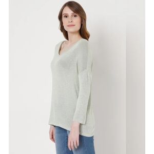 VERO MODA Mint Green V Neck Pullover