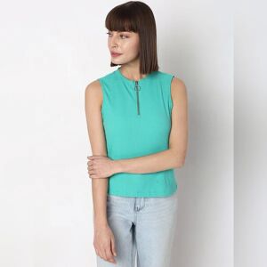 VERO MODA Green Knit Sleeveless Top