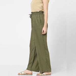 VERO MODA Green Printed Pants