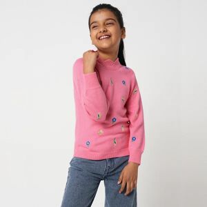 Vero Moda Girls VERO MODA GIRL Pink Embroidered Sweater