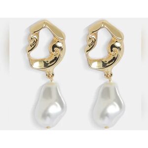 VERO MODA Gold Pearl Drop Earrings