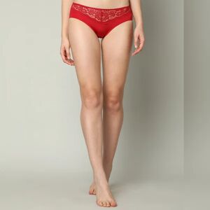 VERO MODA INTIMATES Red Lace Detail Midi Briefs