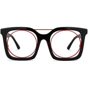 Vooglam Optical Gafnit - Aviator Black Eyeglasses