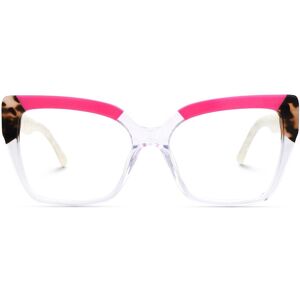 Vooglam Optical Deserae - Square Pink/Crystal Eyeglasses