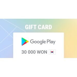 Google Play Gift Card 30 000 KRW