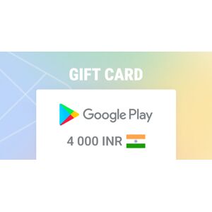 Google Play Gift Card 4000 INR