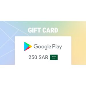 Google Play Gift Card 250 SAR