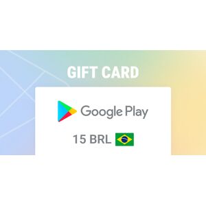Google Play Gift Card 15 BRL