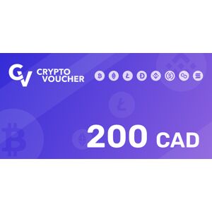 Crypto Voucher Gift Card 200 CAD