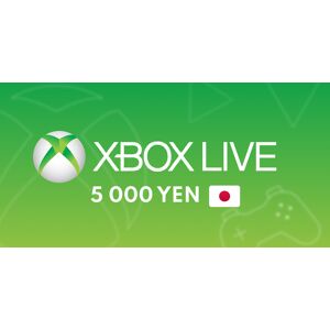 XBOX Live Gift Card 5 000 YEN